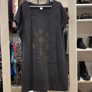 Peruvian Connection T-Shirt Dress w/ detail